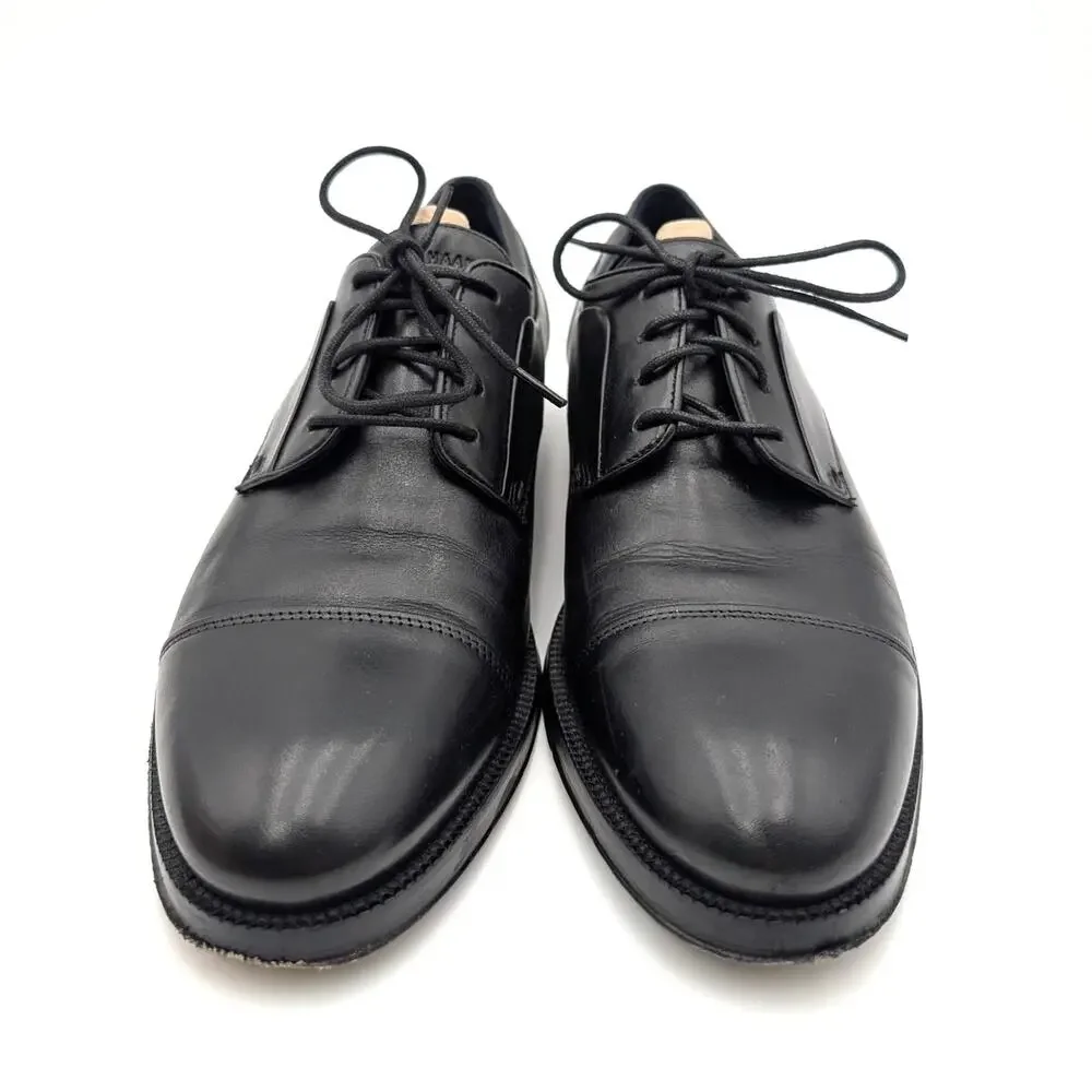 Cole Haan Carnegie Cap Toe Oxford Shoes Lace-Up Men's Black Size US9M EU42